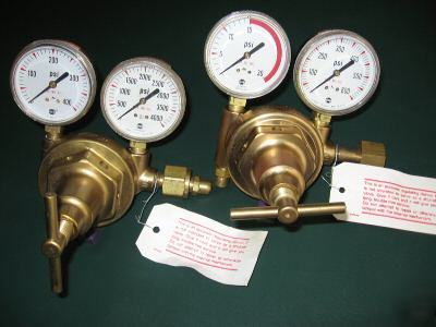 New name brand (rexarc) oxygen/acetylene gauges 