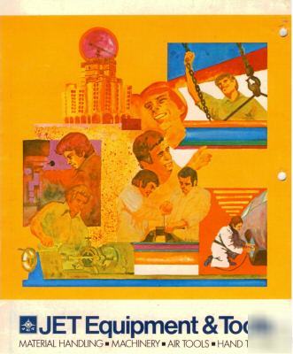 Vintage jet equipment brochure w/ fold-outs - 1970S ?