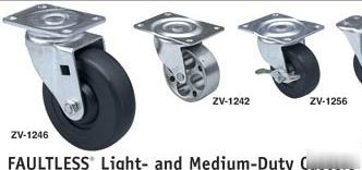 Wise 200# steel bearing rigid caster 4