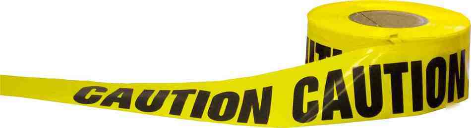 New 1000 foot roll of yellow caution tape brand 