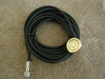 Nmo antenna mount w/ mini uhf . installed motorola