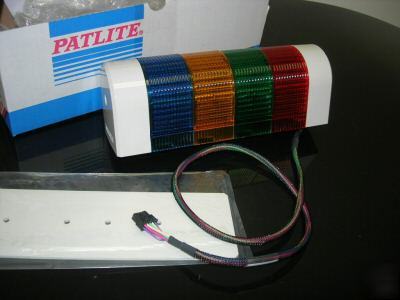 New patlite 4 light signal tower wall mount wm-402EN