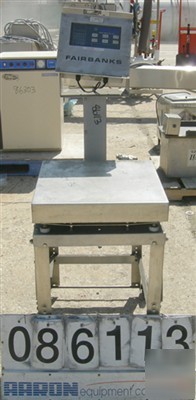 Used: fairbanks platform scale, 200 pound capacity, mod
