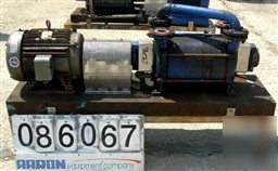 Used: sihi liquid ring vacuum pump, model LPHR55320, ca