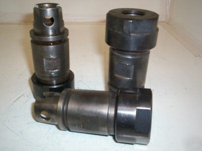 3 used kennametal km 50 tg 100 collet chucks retail$660