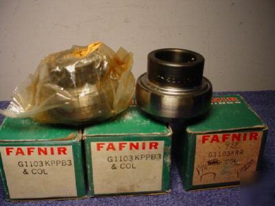 (5) fafnir bearings G1103KRR, G1103KPPB3,110-3-rr