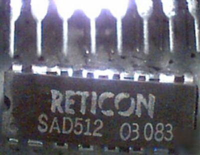 (6) SAD512 analog delay line (half of SAD1024),reticon 