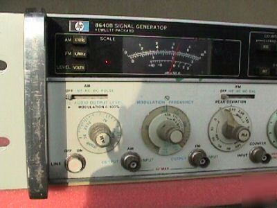 Hp 8640B signal generator 0.5 to 512 mhz with option 1