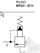 Rpgc-jcn cem/s sun relief valve: set @ 3000 psi