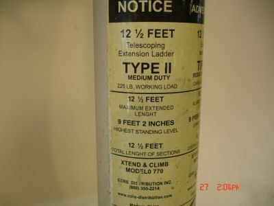 X-tend 12-1/2 ft. compact ladder