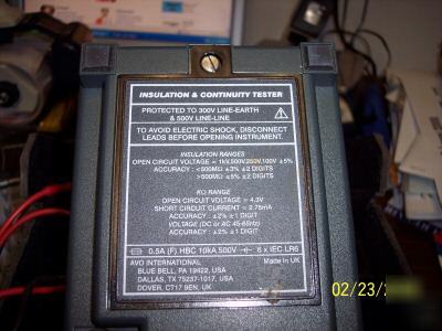 Megger 210600 digital major megger insulation tester 
