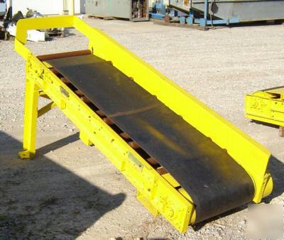 18â€w x 6â€™-6â€ l roach roller bed belt conveyor (934)