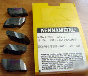 5PC kennametal 4125R K313 top notch threading insert