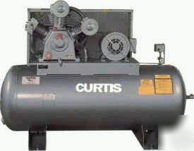 Curtis 10 hp cast iron two stage air compressor 