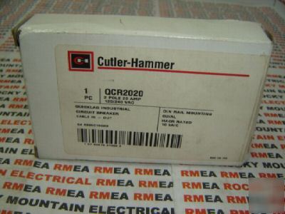 Cutler hammer quicklag circuit breaker 2 pole 20 a 