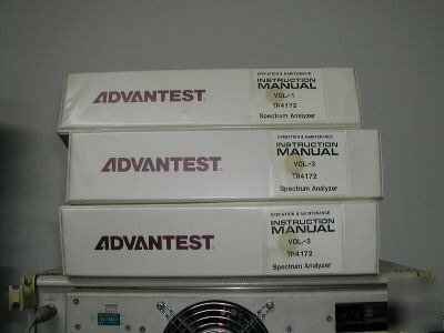 Advantest tr-4172A vector network spectrum analyer