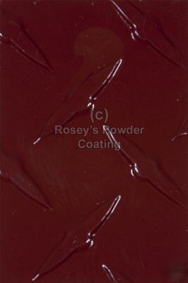 New 2 lbs burgundy 90+% gloss powder coating ( )