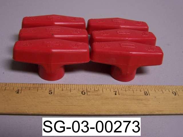 New spears ball valve replacement handles red (6) 