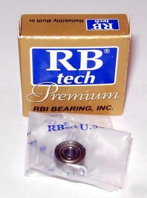 R2-zz premium grade ball bearings, 1/8