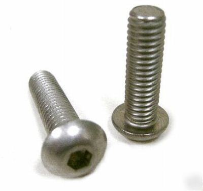 Stainless steel allen button head bolt 5/16-18 x 1-1/2