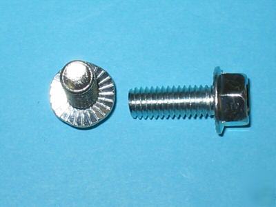 100 serrated flange screws - size 5/16-18 x 1