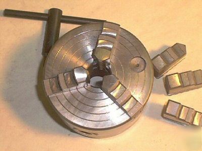 Logan lathe 3 jaw chuck 4
