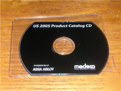 Medeco 2005 catalog cd (locksmith service/retail/store)