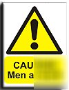 Men at work sign-adh.vinyl-200X250MM(wa-150-ae)