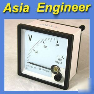 New brand analog volt panel meter dc 30V