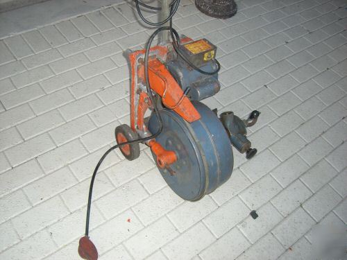 Sewer snake plumbing drain pipe cleaner auger rooter