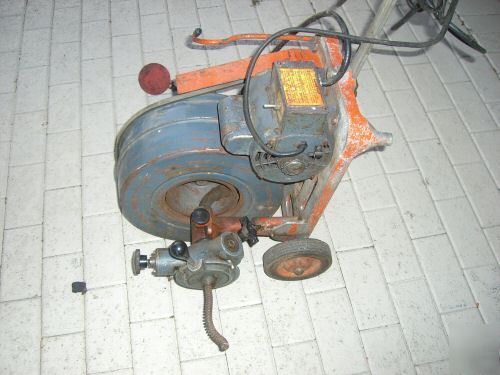 Sewer snake plumbing drain pipe cleaner auger rooter