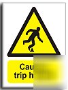 Trip hazard sign-adh.vinyl-200X250MM(wa-117-ae)