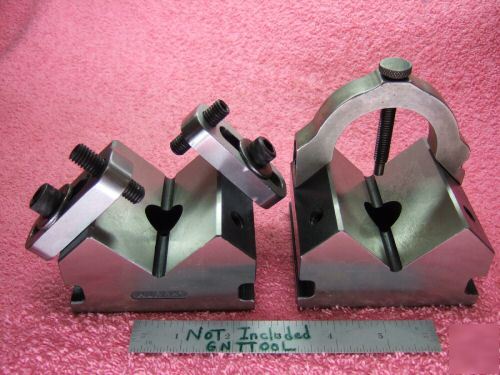 V blocks matched pair machinist toolmaker precise hard 