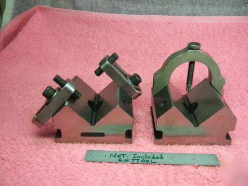 V blocks matched pair machinist toolmaker precise hard 