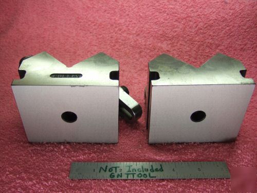V blocks matched pair machinist toolmaker precise hard 