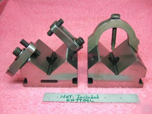 V blocks matched pair machinist toolmaker precise hard 