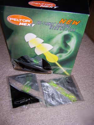 1 box peltor next tri flange earplugs 5PA90 26 db 100PC
