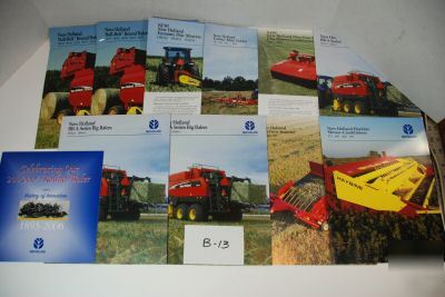 New (12) - new holland brochures - see list/pict.