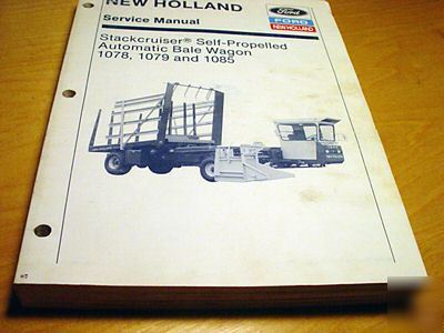 New holland 1078 1079 1085 bale wagon service manual nh