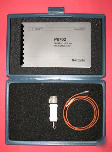 Tektronix P6702 o/e probe complete 900-1650NM guarantee