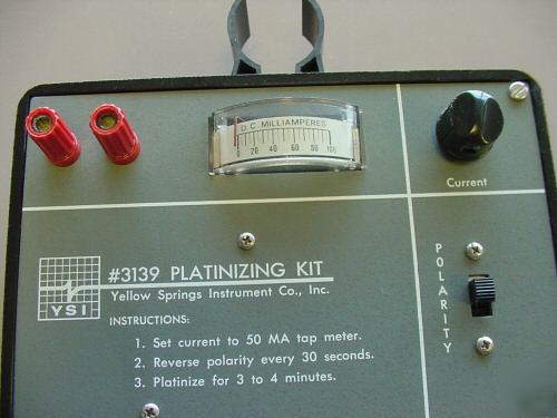Yellow springs platinizing kit #3139