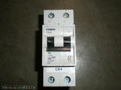 Siemens 5SX2 dual pole circuit breakers