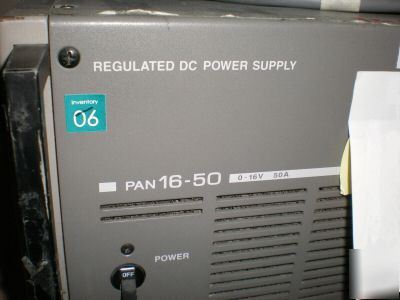 Kikusui pan-a 16-50 PAN16-50A 1000W regulated dc power