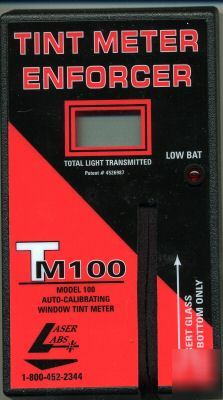 Laser labs tint meter enforcer TM100 tintmeter 100+case