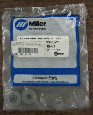 New miller 193521 wire drive kit .035 xr-edge - 