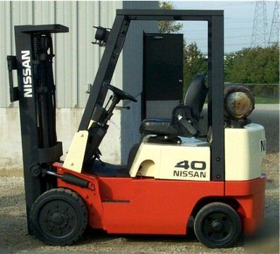 Nissan CPJ02A20PV forklift