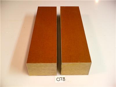 Phenolic canvas base micarta 2 pieces 2 7/16 in. 078