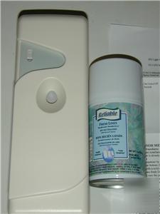 Sky metered aerosol dispenser with fresh linen aerosol