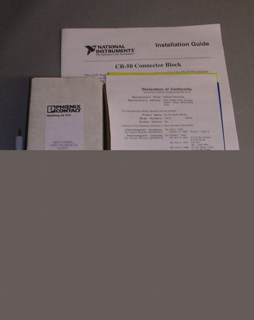 National instruments cb-50 connector block 
