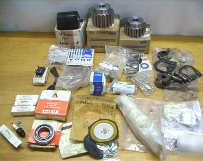 New 22PC lot of various shop crane & fork lift parts 